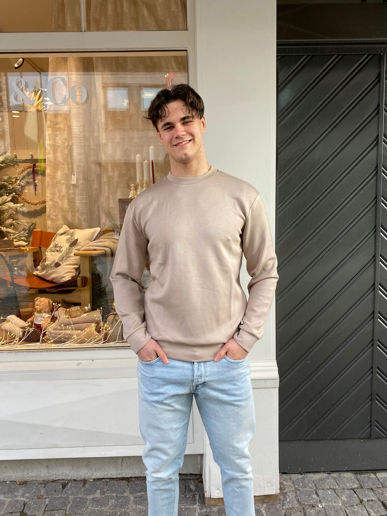 SELECTED HOMME - EMANUEL GENSER Sweat - Pure Cashmere